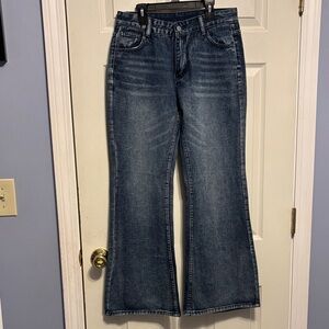 Classic Blue Flared Women's Jeans